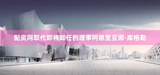 配资网取代即将卸任的理事阿德里亚娜·库格勒